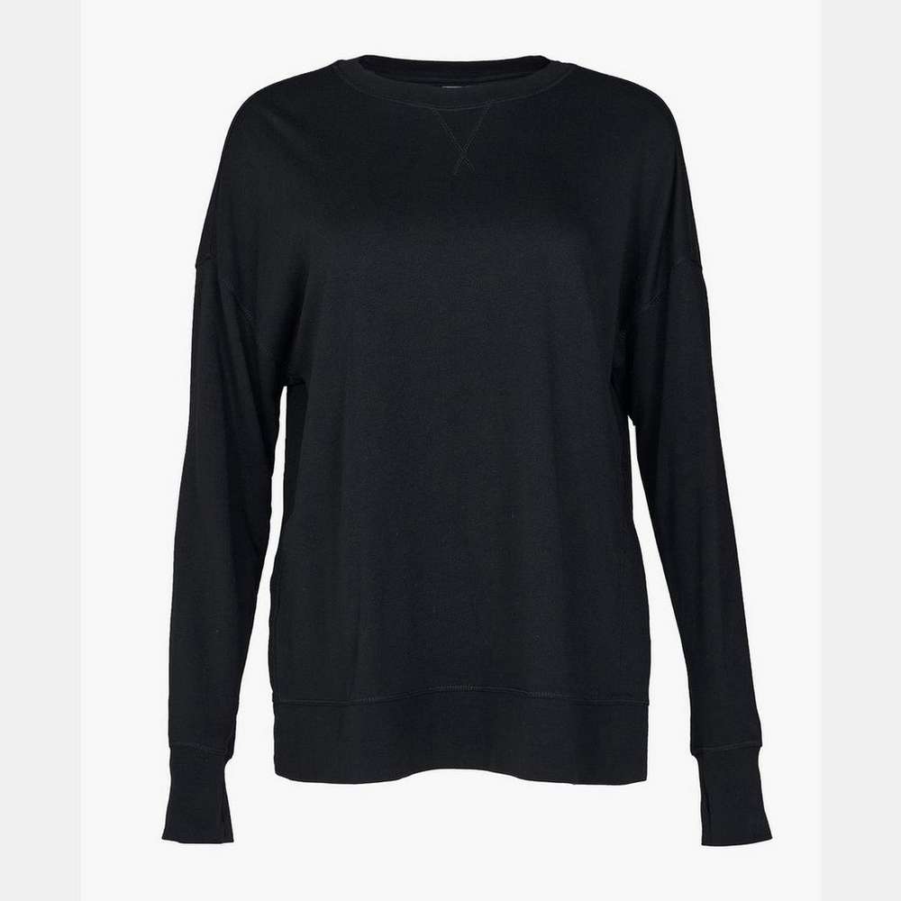 After Class Split Sweatshirt, Black, large