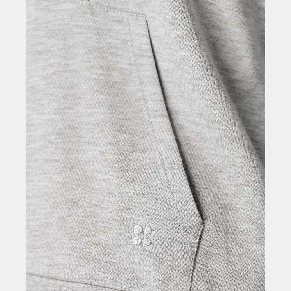 After Class Relaxed Hoodie, Light Grey Marl, large