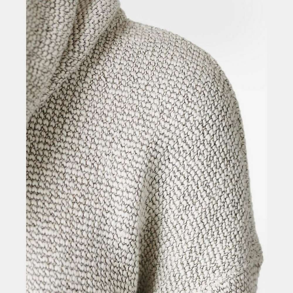 Restful Boucle Half Zip Sweatshirt, Lily White, large