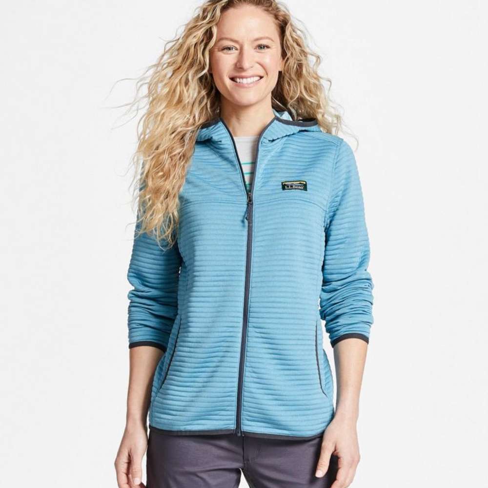 Women's Airlight Knit Full-Zip Hoodie, Desert Rose Heather, large