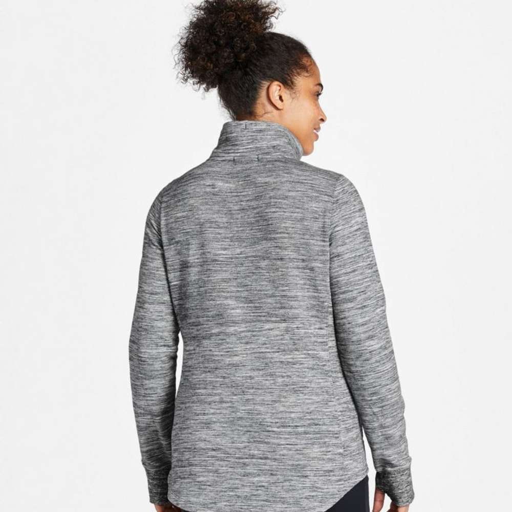 Women's L.L.Bean Cozy Mixed Pullover Sweatshirt, Marled, Light Gray Marl, large