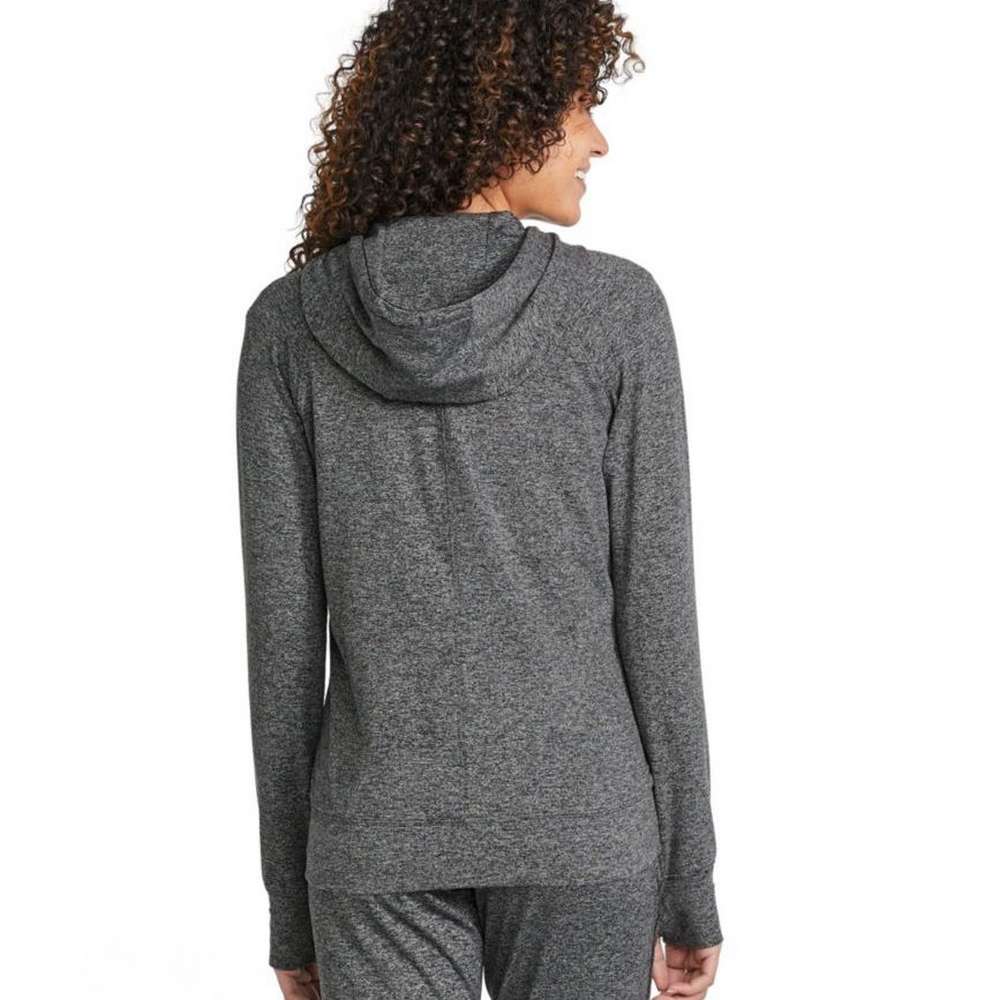Women's VentureSoft Knit Full-Zip Hoodie, Midnight Black Marl, large