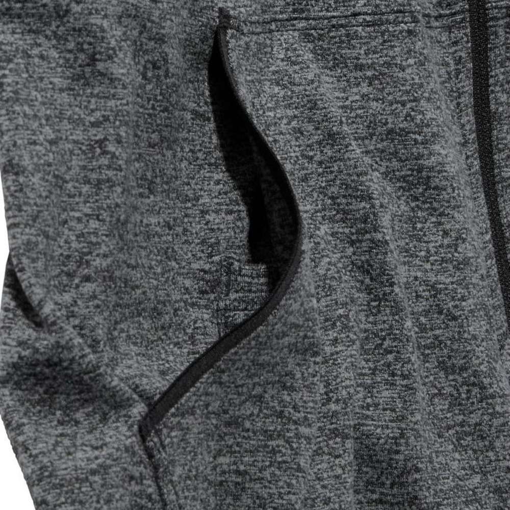 Women's VentureSoft Knit Full-Zip Hoodie, Midnight Black Marl, large