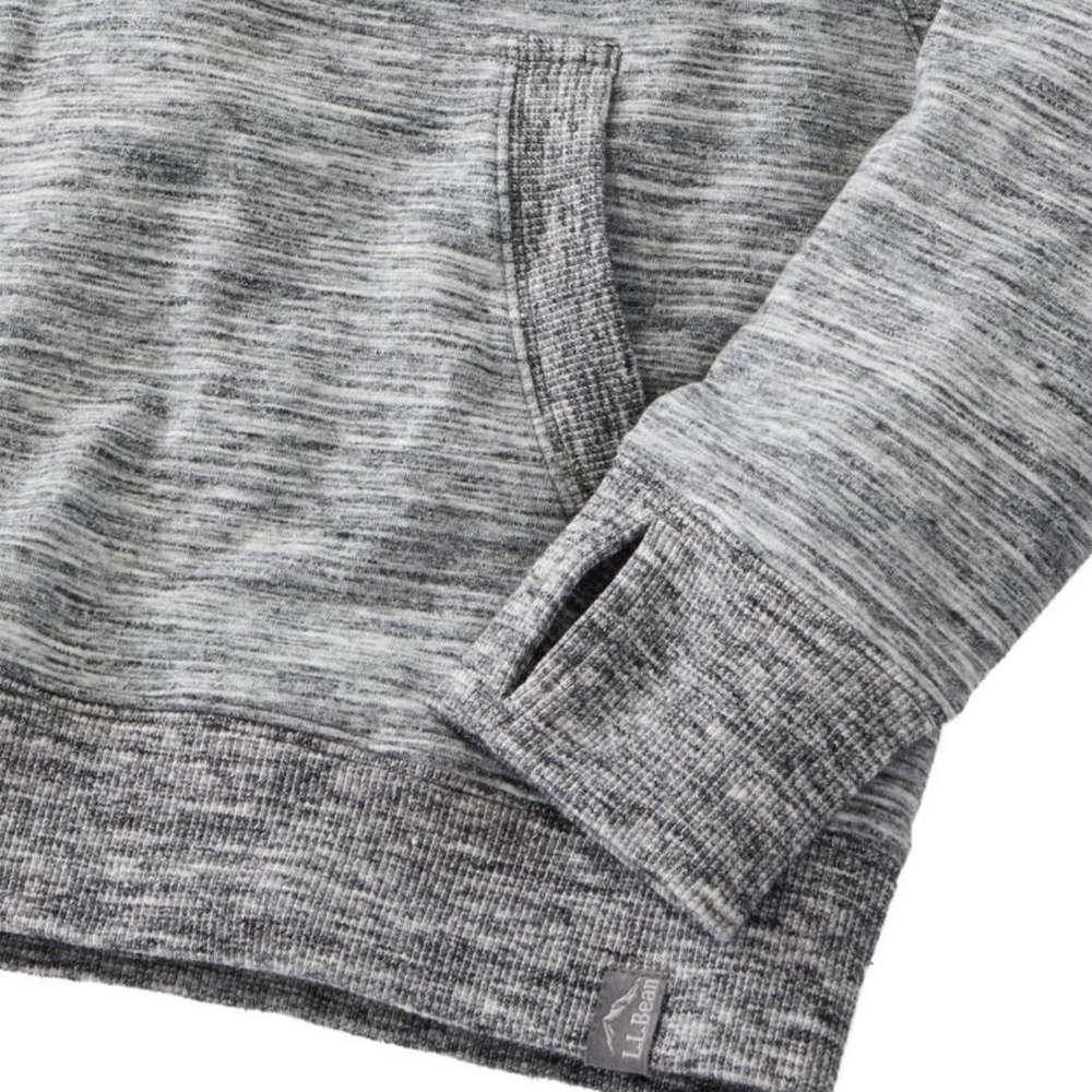 Women's Bean's Cozy Camp Hoodie, Marled, Light Gray Marl, large