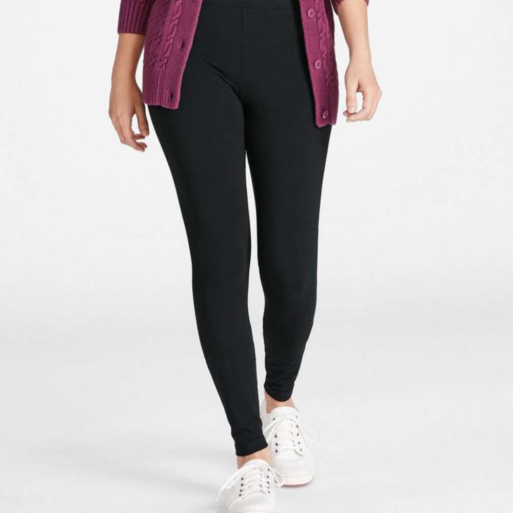 Women's Perfect Fit Pants, Leggings, Black, large