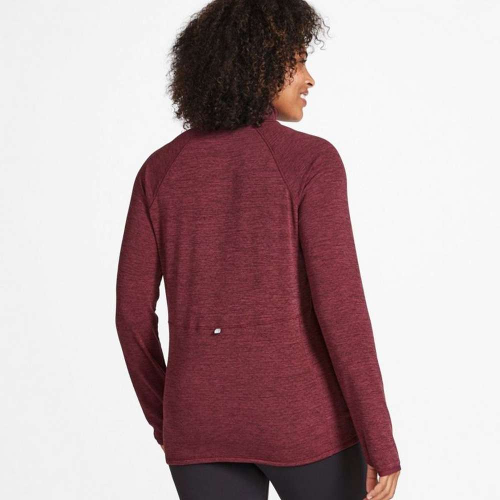 Women's Adventure Grid Fleece Turtleneck, Black Heather, large