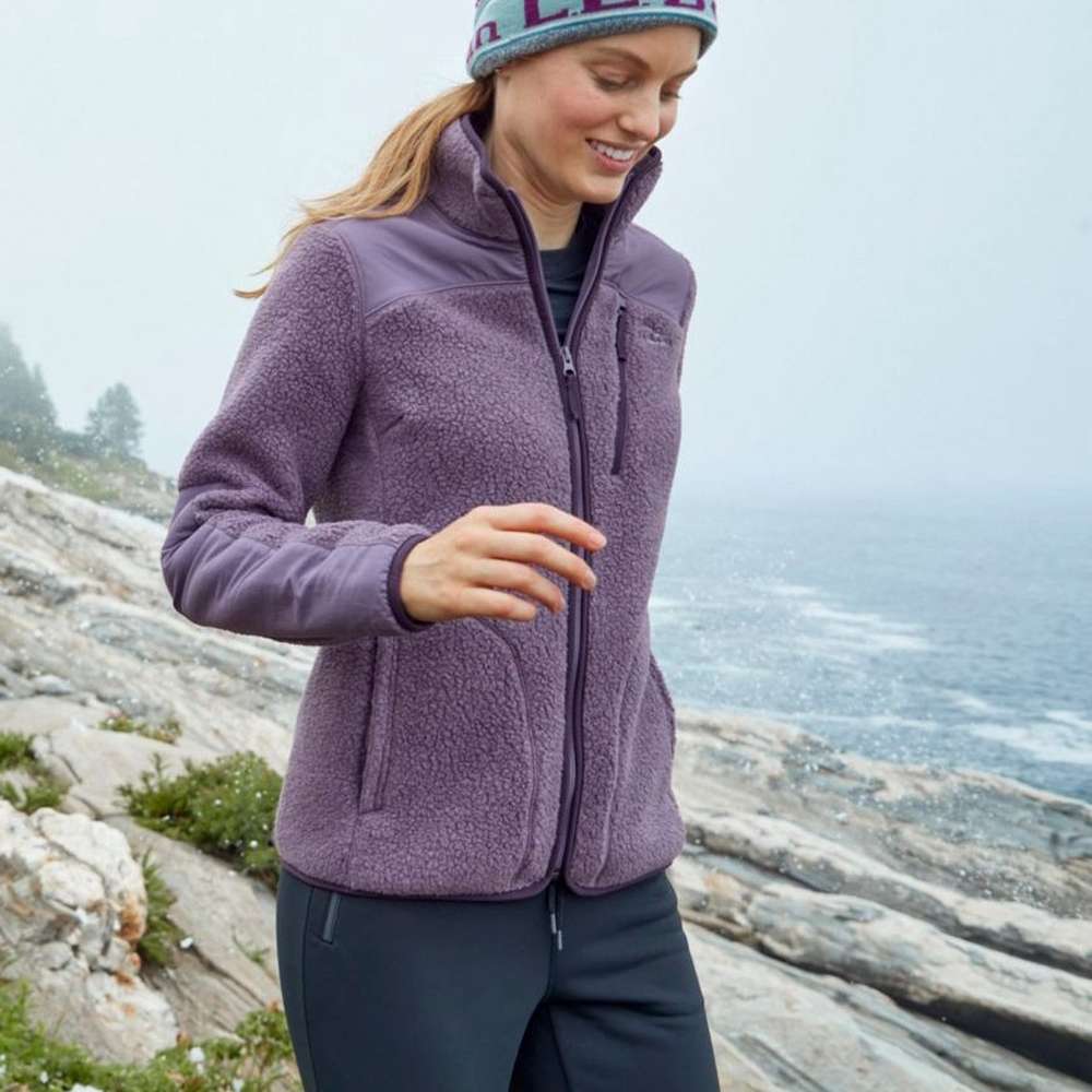 Women's Primaloft ThermaStretch Fleece Pants, Slim-Leg, Black, large