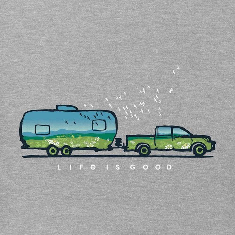 Men's RVscape Short Sleeve Tee, Heather Gray, large