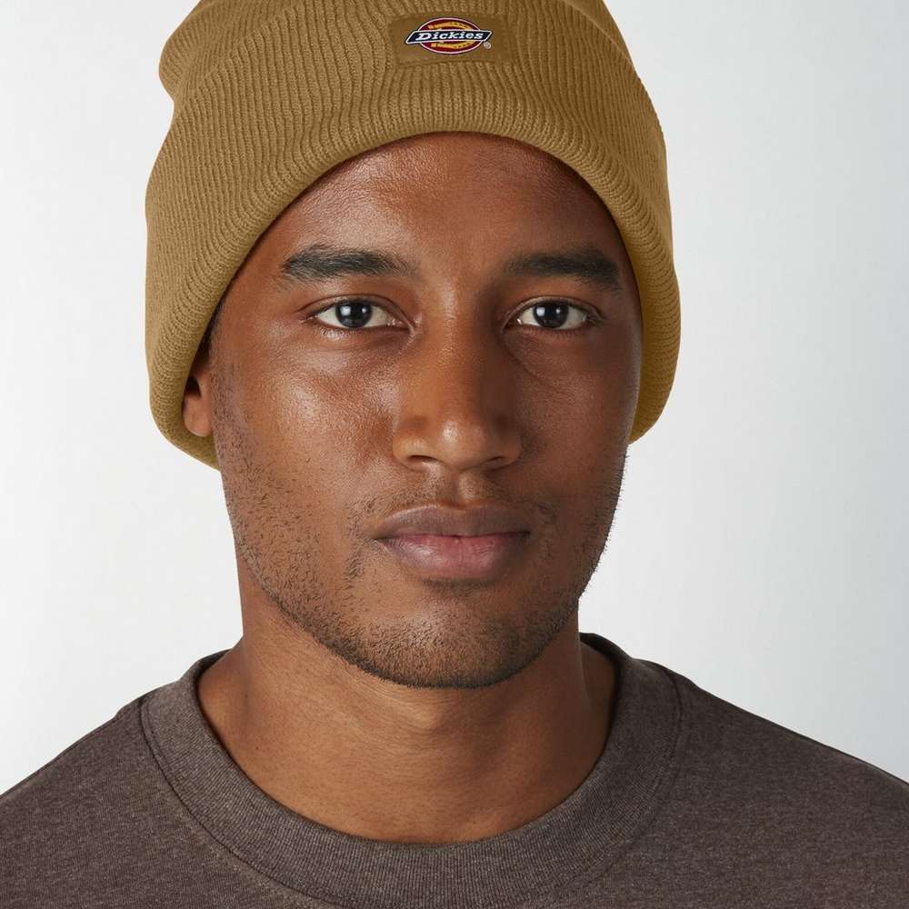 Cuffed Knit Beanie, Brown Duck, Brown Duck (BD), large
