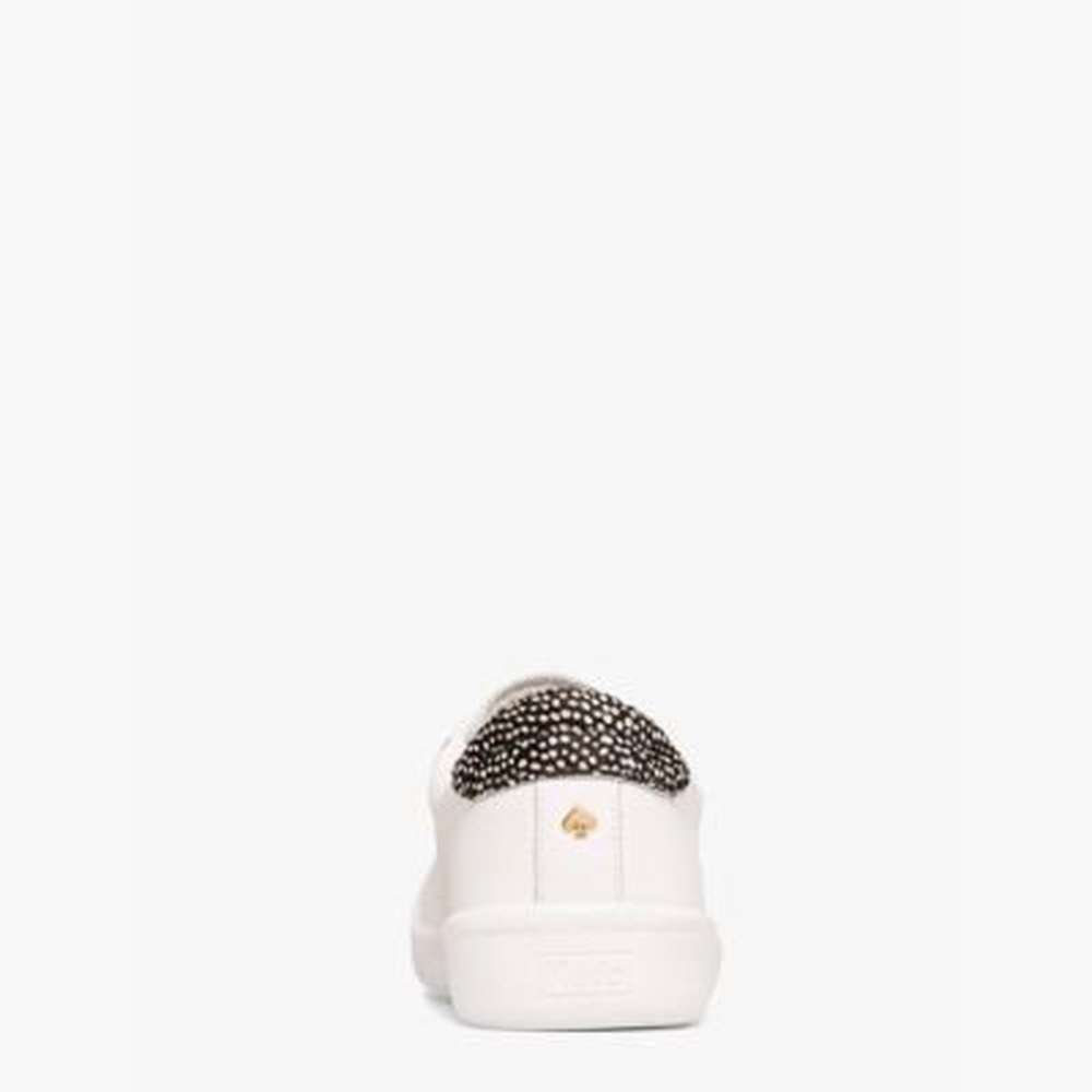 keds x kate spade new york ace dot sneakers, white, large
