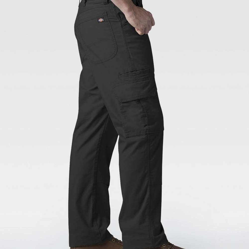 DuraTech Ranger Ripstop Cargo Pants, Black, Black (BK), large