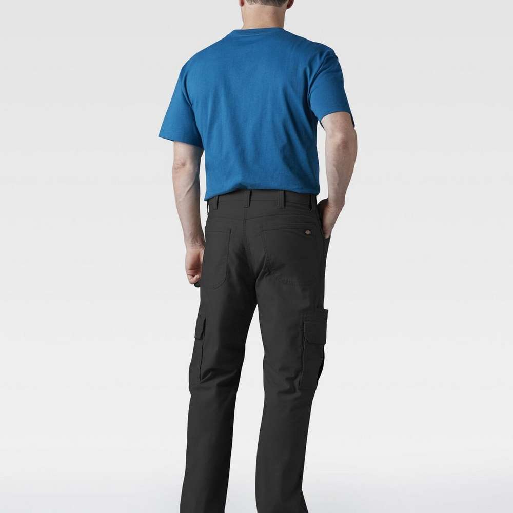 DuraTech Ranger Ripstop Cargo Pants, Black, Black (BK), large
