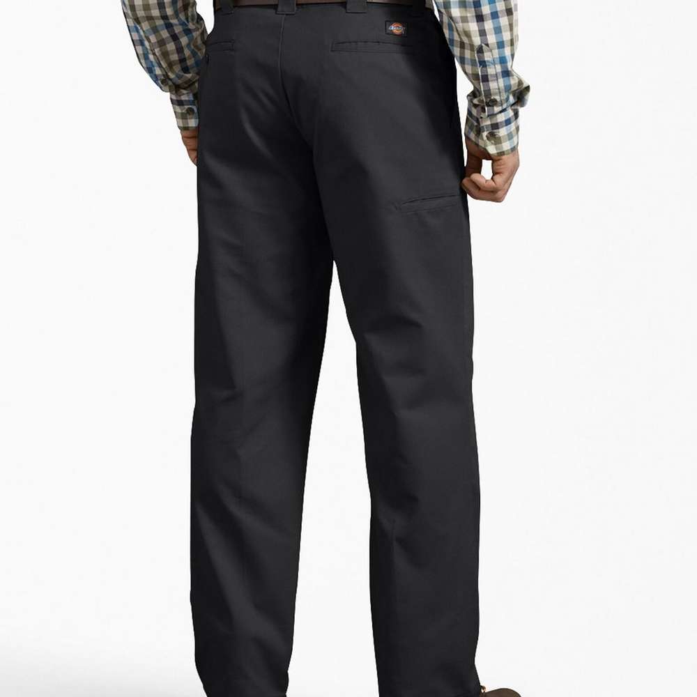 FLEX Active Waist Regular Fit Work Pants, Black, Black (BK), large
