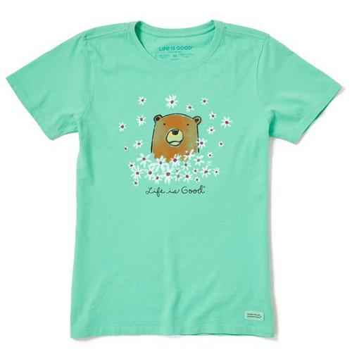 Women's Wildflower Bear Short Sleeve Tee